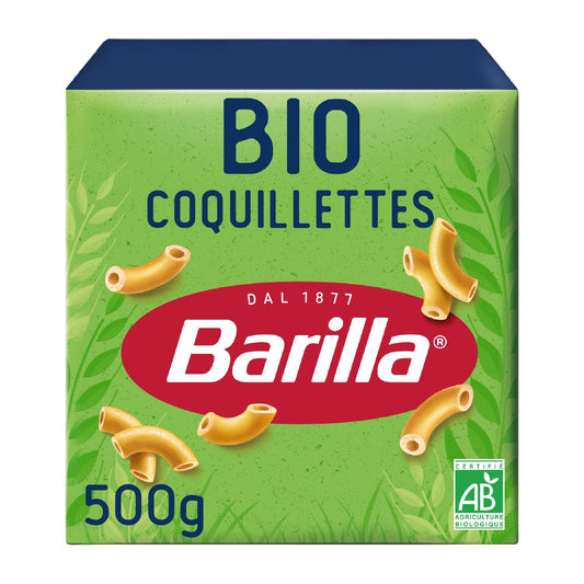 Pâtes Coquillettes Bio BARILLA la boîte de 500g