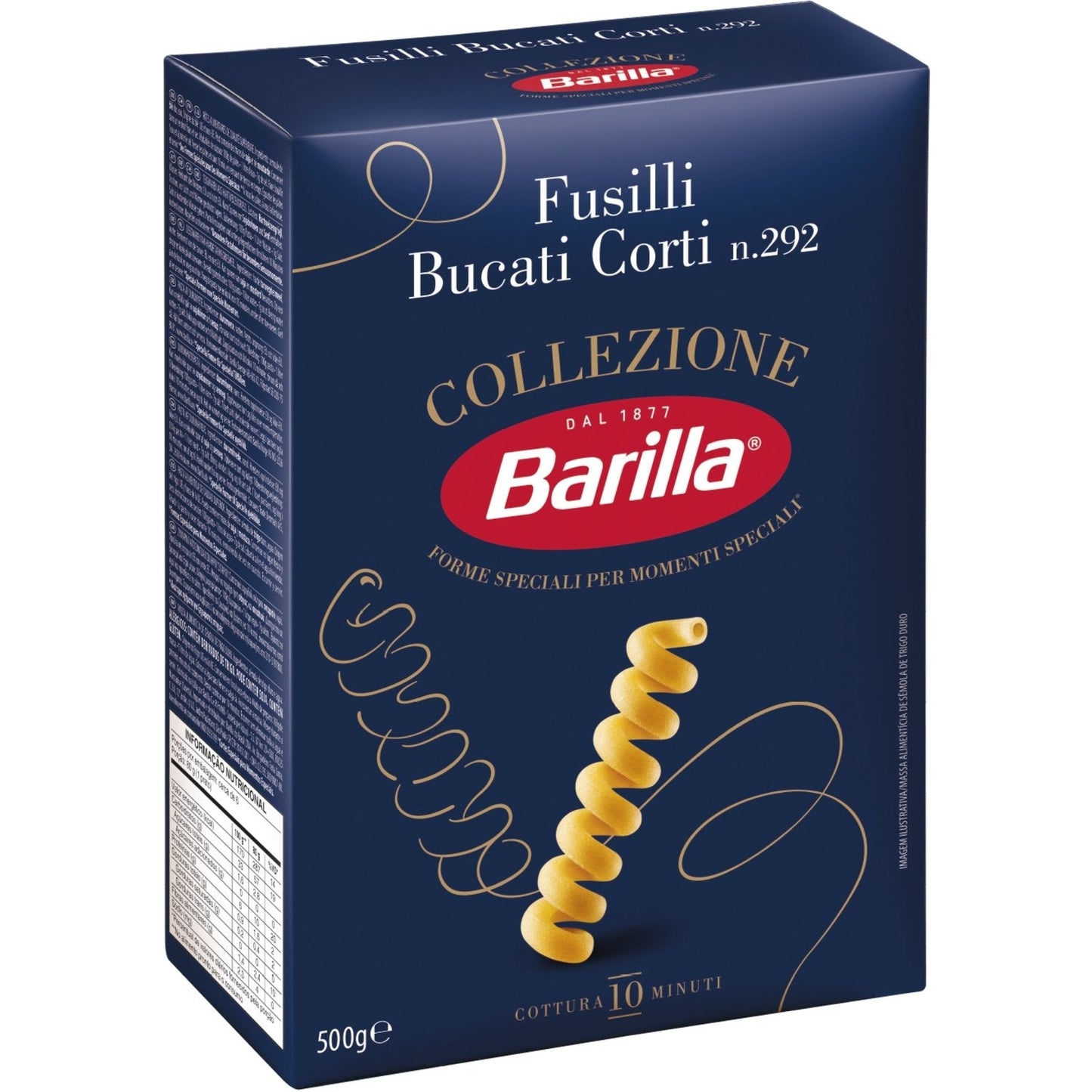 [ANTI-GASPILLAGE] Pâtes Fusilli Bucati Corti Collezione BARILLA - Date de durabilité minimale : 01/03/2026