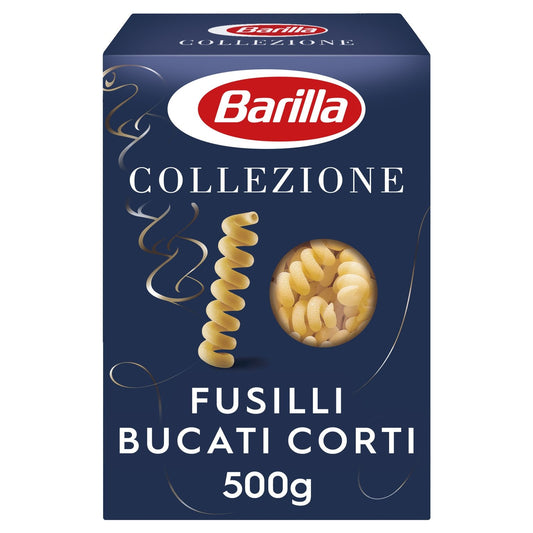 Pâtes Fusilli Bucati Corti Collezione BARILLA la boîte de 500g