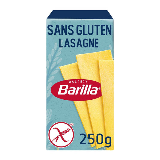 Pâtes Lasagnes Sans Gluten BARILLA la boîte de 250g
