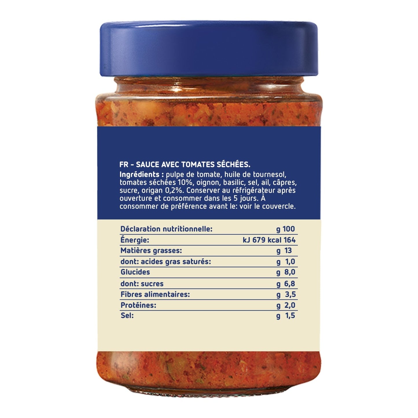 Sauce Pesto Rustico Tomates Séchées BARILLA