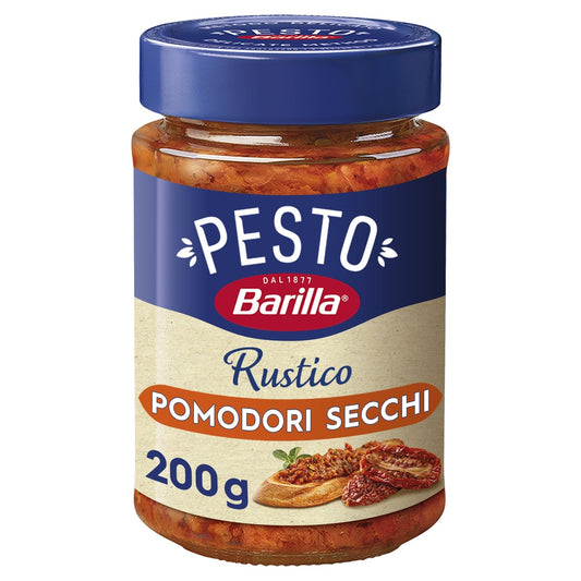 Sauce Pesto Rustico Tomates Séchées BARILLA le pot de 200g