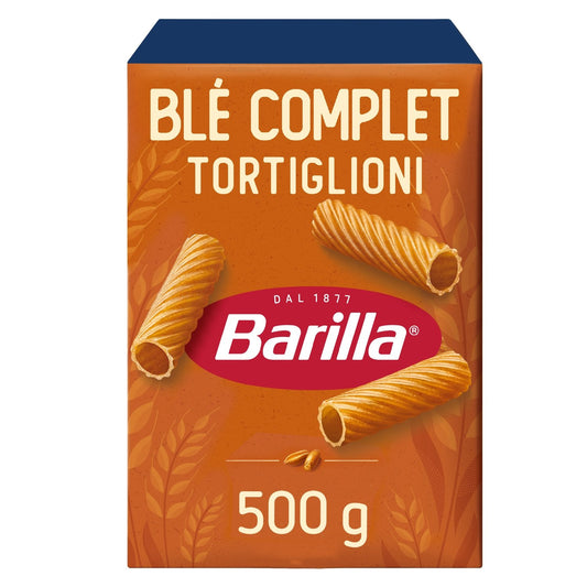 Pâtes Tortiglioni Blé Complet BARILLA la boîte de 500g