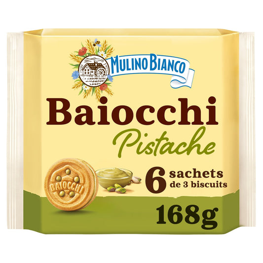 Biscuits Pistacchio MULINO BLANCO le paquet de 168g