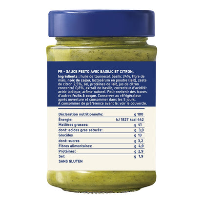 BARILLA Basilikum-Zitronen-Pesto-Sauce