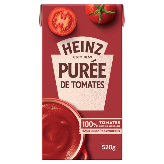 Purée de Tomates Nature 520g HEINZ