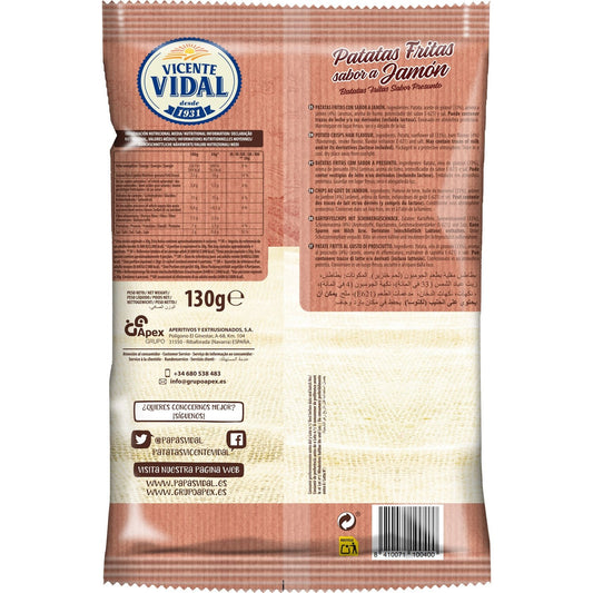Chips Patatas Fritas Saveur Jambon VICENTE VIDAL