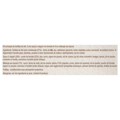Kit Burritos Extra Doux OLD EL PASO