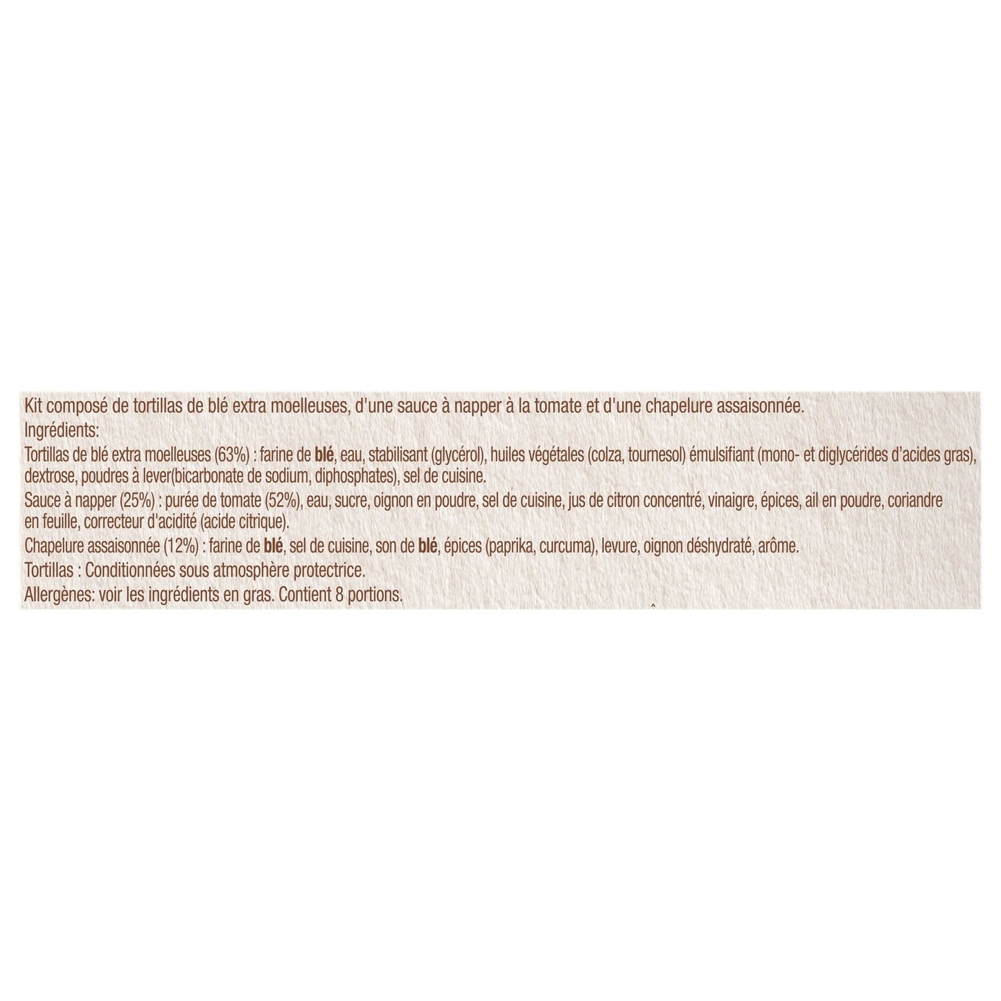 Kit Crousti' Fajitas Extra Doux OLD EL PASO