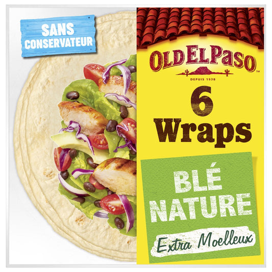 Wraps de Blé Nature OLD EL PASO