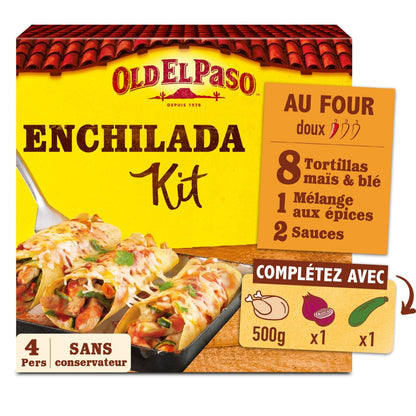[ANTI-GASPILLAGE] Kit Enchiladas au Four Doux OLD EL PASO - Date de durabilité minimale : 29/09/2025