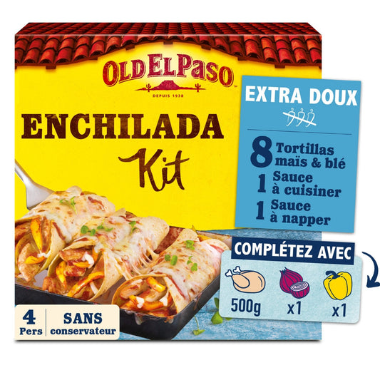 Kit Enchiladas Extra Doux OLD EL PASO le kit de 585g