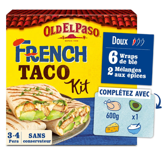 Kit Tacos French OLD EL PASO le kit de 385g