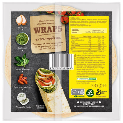 Wraps de Blé Nature OLD EL PASO