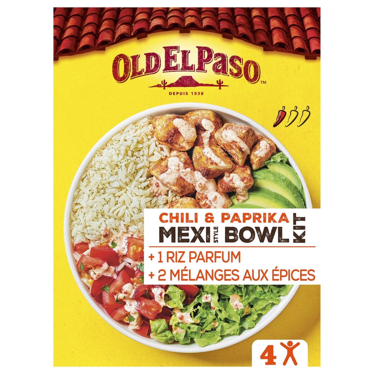 Kit Mexi Bowl Chili Paprika OLD EL PASO