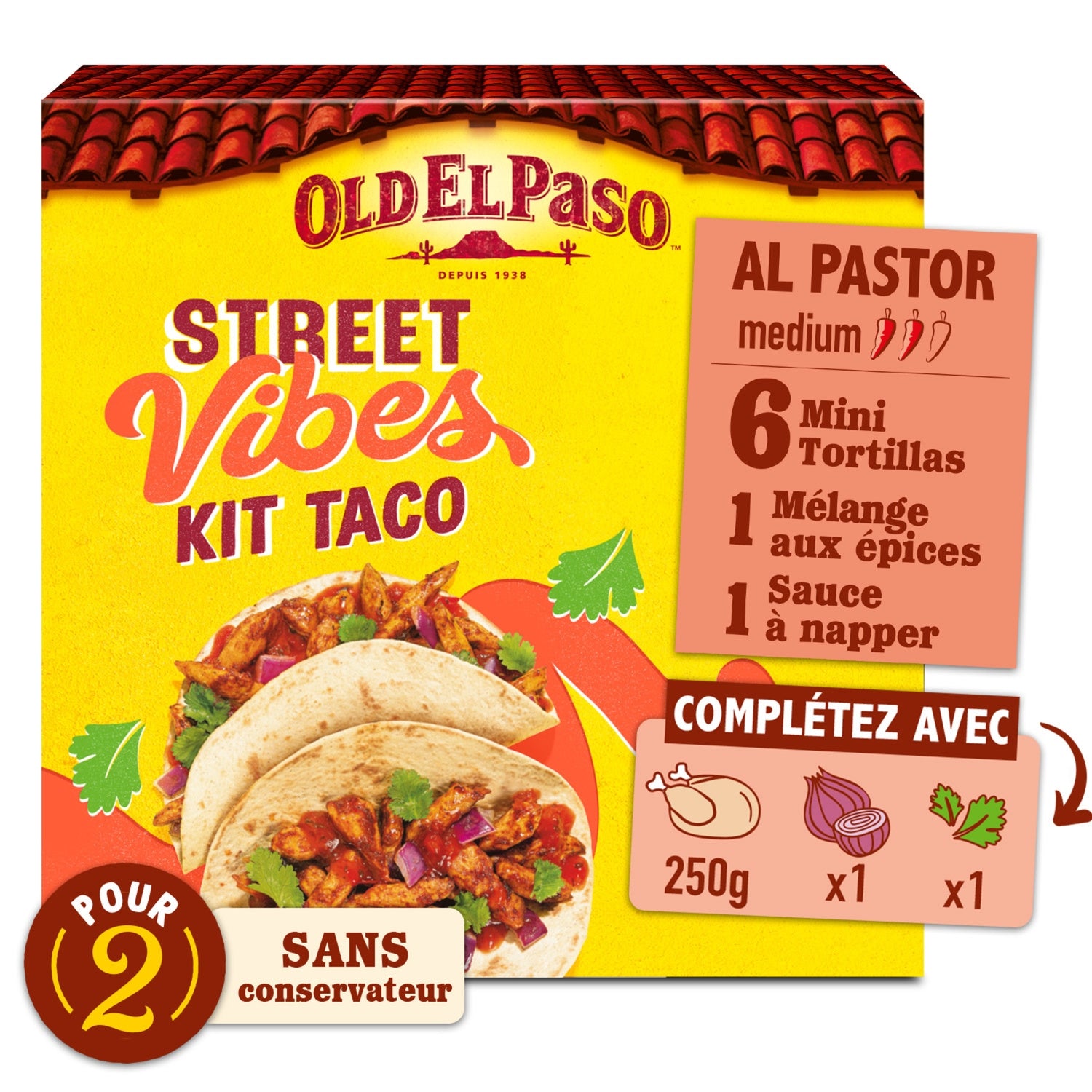 Kit Taco Al Pastor medium OLD EL PASO 