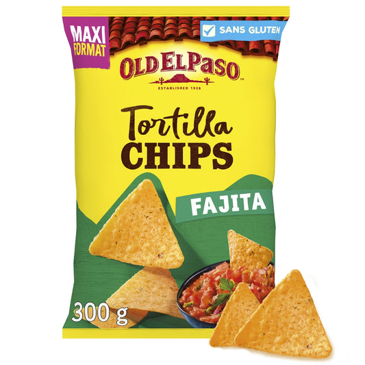 Chips Tortilla Fajita Maxi Format OLD EL PASO le sachet de 300g