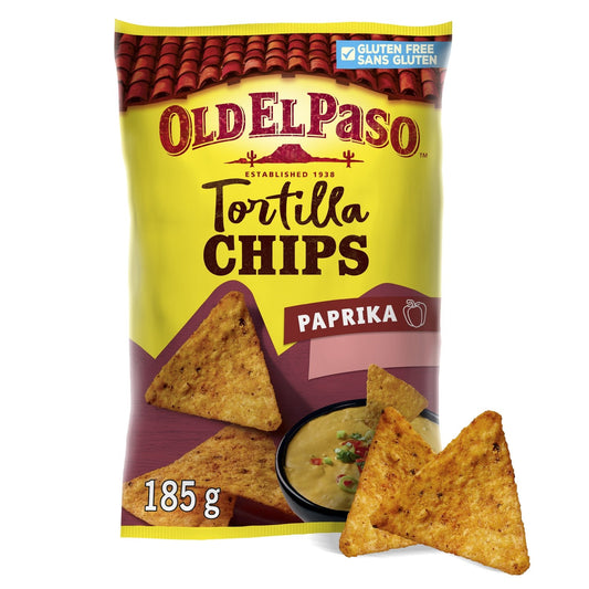 Chips Tortilla Paprika OLD EL PASO le sachet de 185g
