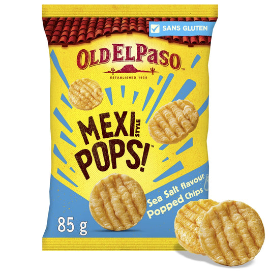 Chips Saveur Sel de Mer MEXI POPS OLD EL PASO le sachet de 85g
