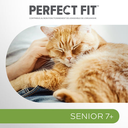 Pâtée pour Chat Sénior Stérilisé Dinde Poisson Sauce Total 5 PERFECT FIT