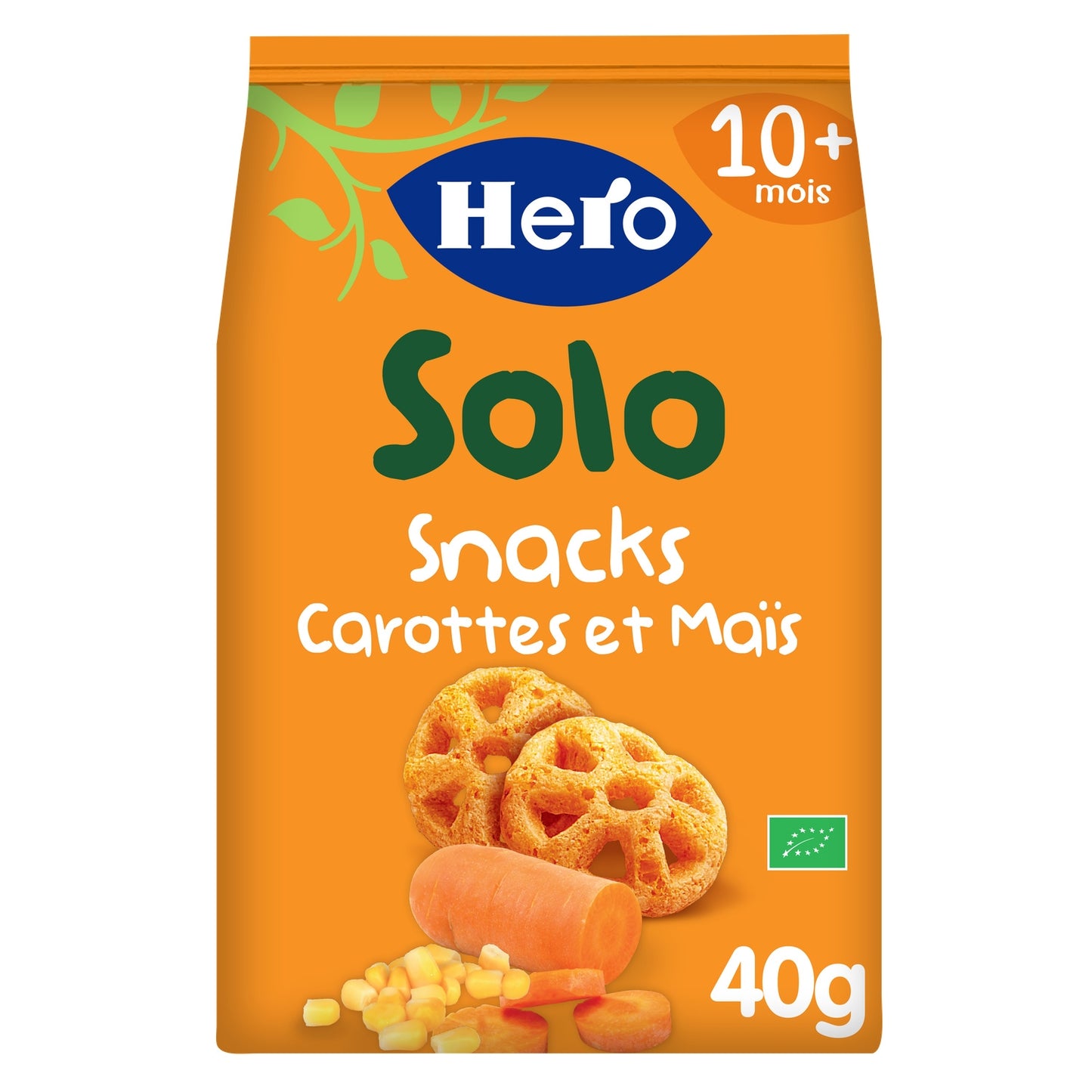 Chips Carotte et Maïs HERO SOLO 