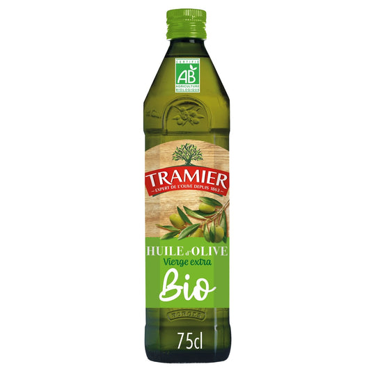 Huile d'Olive Vierge Extra Bio TRAMIER la bouteille de 75 cl