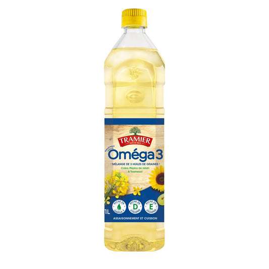 Huile Oméga 3 TRAMIER la bouteille de 1L
