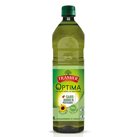 Huile Mélange de 2 Huiles Tournesol et Olive Vierge BORGES TRAMIER la bouteille de 1L