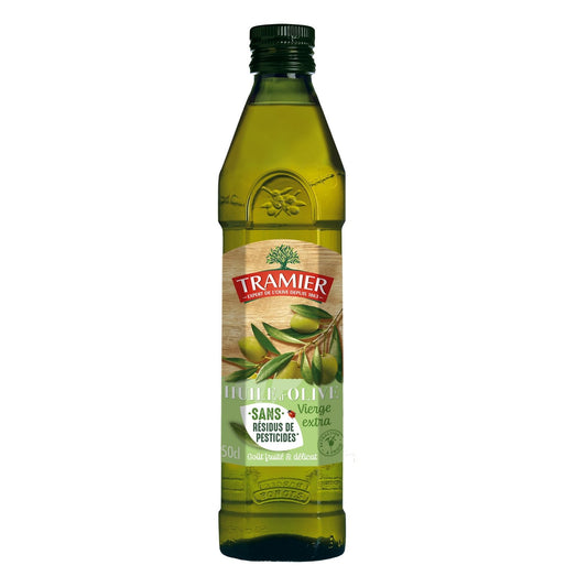 Huile d'Olive Viege Extra Goût Fruité et Délicat TRAMIER la bouteille de 50cL