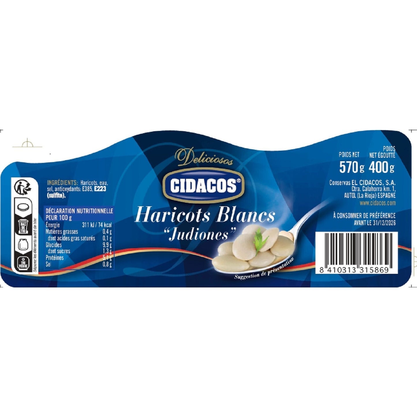 Haricot Blanc CIDACOS