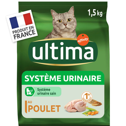 Croquettes pour Chats Système Urinaire ULTIMA