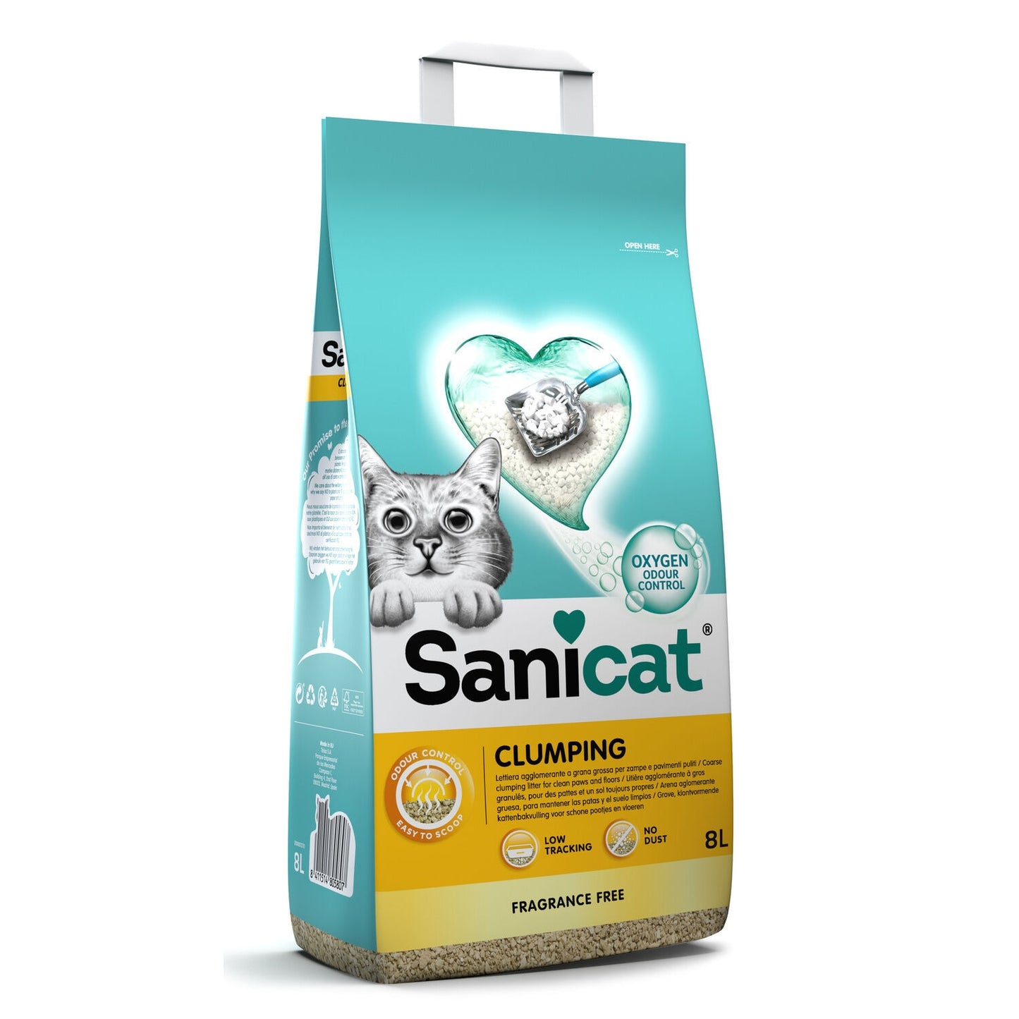 Litière Agglomérante Oxygène Actif SANICAT