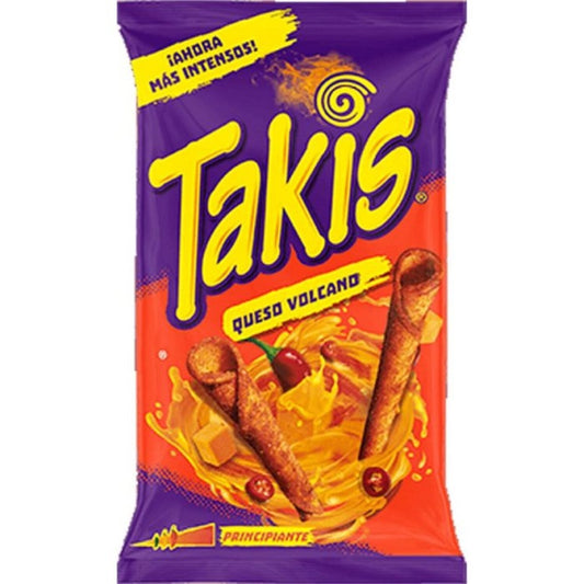 Chips Américaines Piquantes TAKIS VOLCANO le paquet de 100g