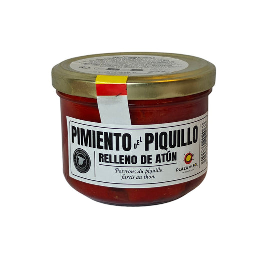 Poivron de Piquillo Farcie au Thon PLAZA DEL SOL le pot de 225g