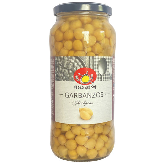 Pois Chiches PLAZA DEL SOL le bocal de 400g net égoutté