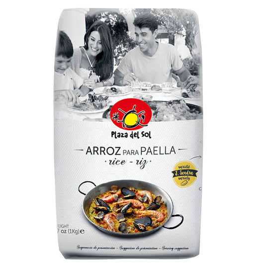 Riz pour Paella PLAZA DEL SOL le sachet d'1Kg