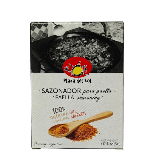 Safran pour Paëlla PLAZA DEL SOL la boite de 3 sachets - 6g