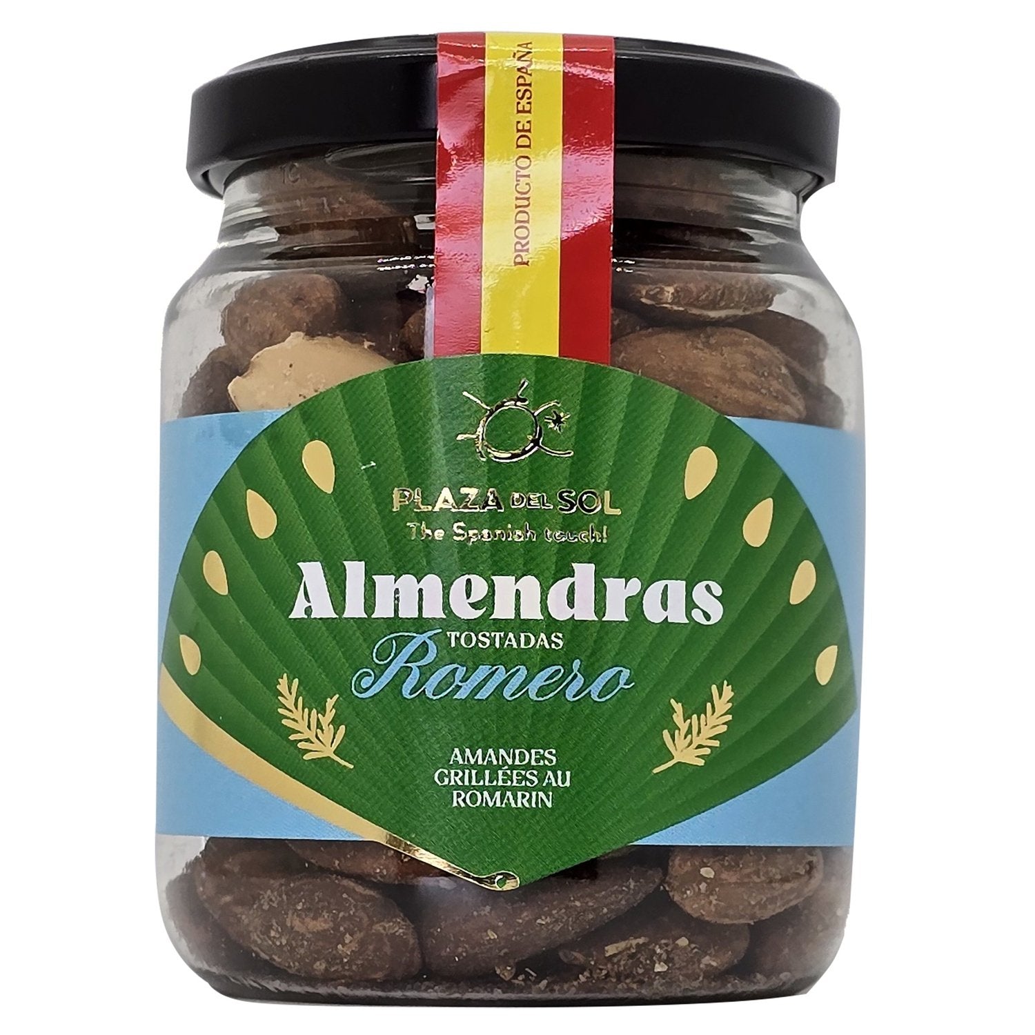 Amandes Grillés au Romarin PLAZA DEL SOL bouteille de 110g