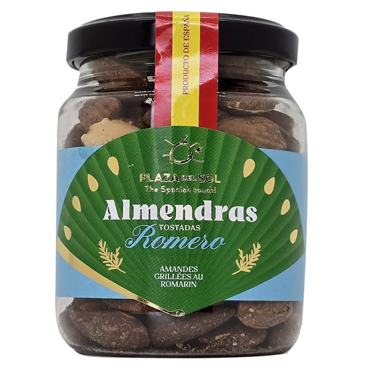 Amandes Grillés au Romarin PLAZA DEL SOL bouteille de 110g