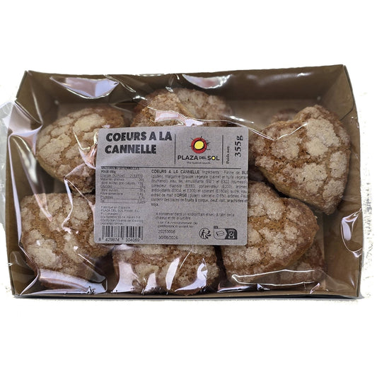 Biscuits Coeur à la cannelle PLAZA DEL SOL 
