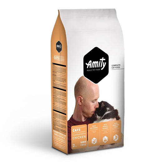 Croquettes pour Chat Adulte Poulet AMITY Le sac de 2kg