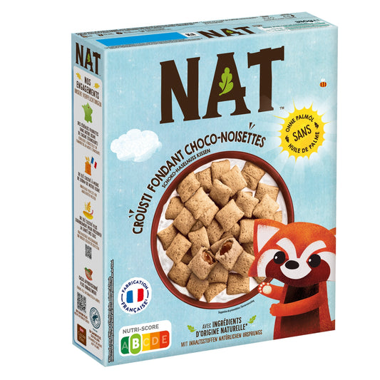 Céréales Crousti Fondant Choco Noisettes NAT