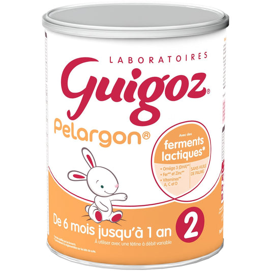 Lait Bébé en Poudre 2ème Âge Pelargon GUIGOZ