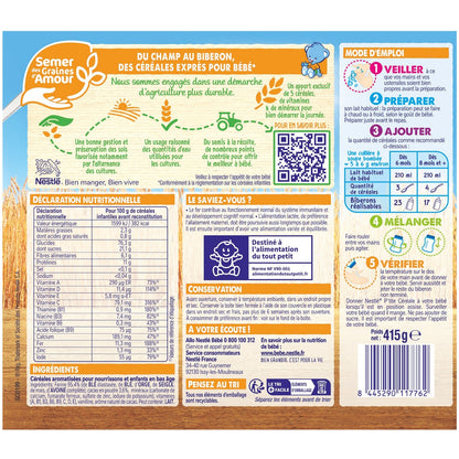 Baby Cereals From 6 Months, Powdered 5 Cereals Cacao P'TITE CEREALE