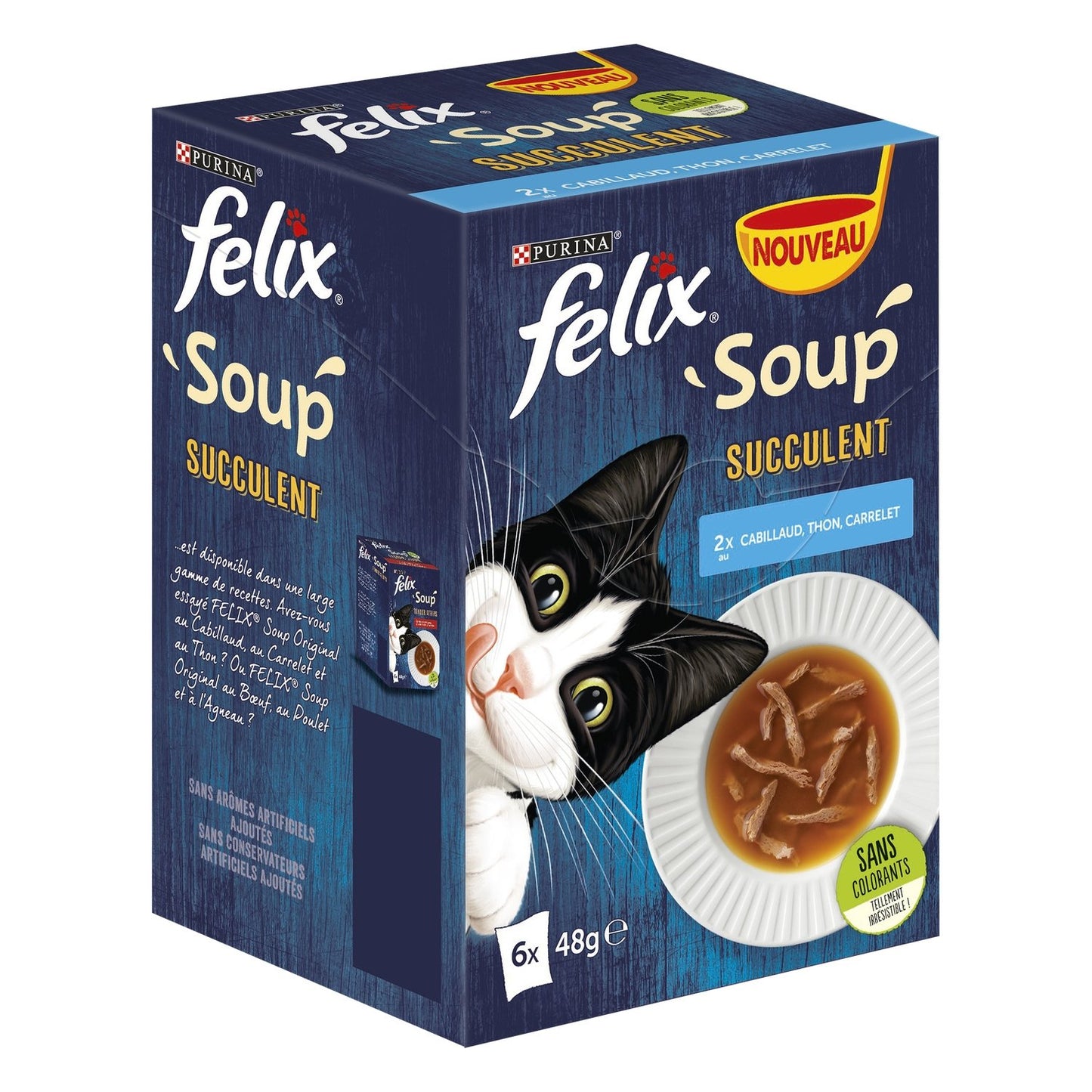 FELIX Cod, Tuna &amp; Plaice Soup for Adult Cats