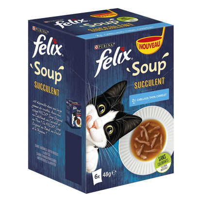 FELIX Cod, Tuna &amp; Plaice Soup for Adult Cats