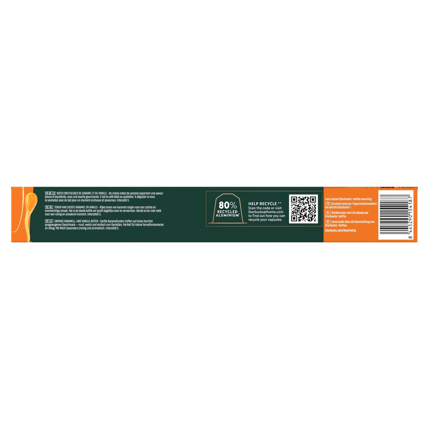 Café Capsules Saveur Caramel Intensité 5 Compatible Nespresso STARBUCKS 