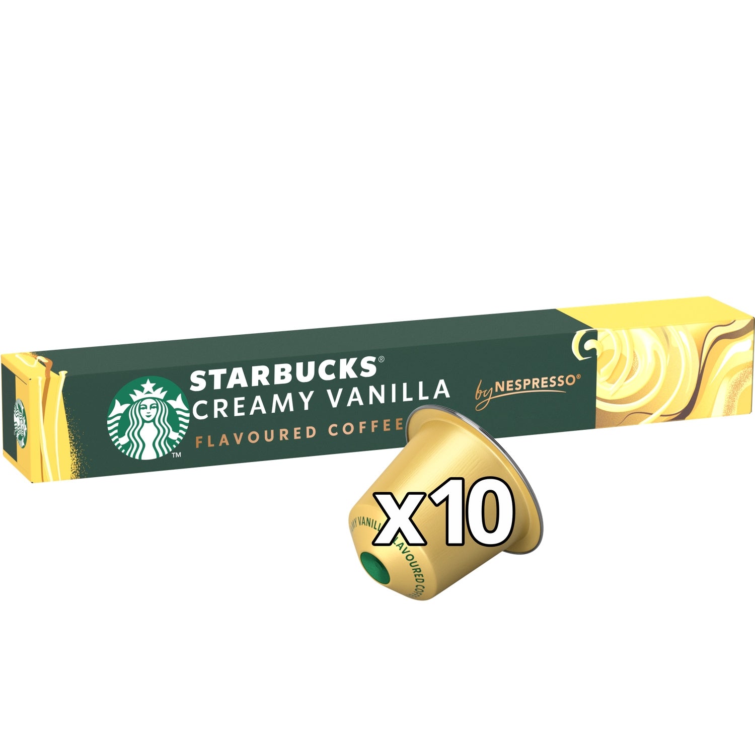 Café Capsules Saveur Vanille Intensité 5 Compatible Nespresso STARBUCKS 