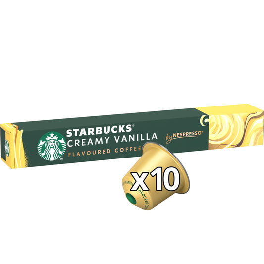 Café Capsules Saveur Vanille Intensité 5 Compatible Nespresso STARBUCKS 