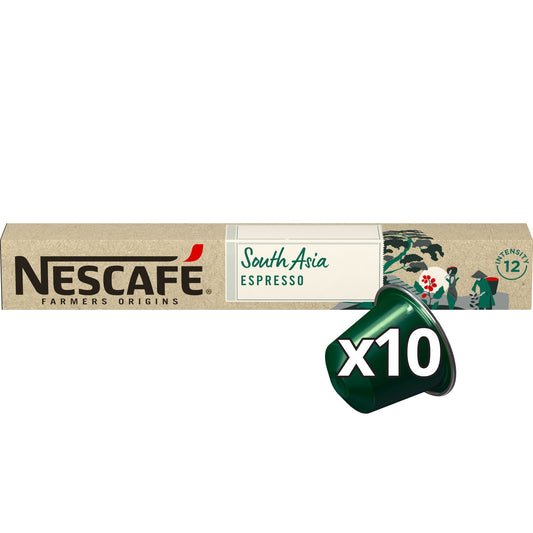 Coffee Capsules Compatible Nespresso Farmers Origins South Asia NESCAFE